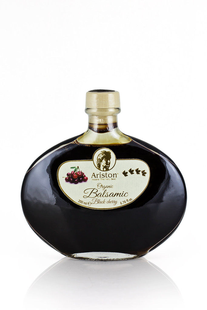Ariston Black Cherry 4Leaf & Organic Balsamic Vinegar 6.76 fl oz Code243 Ariston Specialties